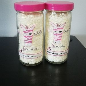 Pink zebra sprinkles